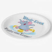 ゾウを浮かべるものは ペーパープレート (アングル)