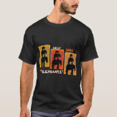 ゾウを積み重パーソナライズされたねる(クリップオン) Tシャツ (正面)