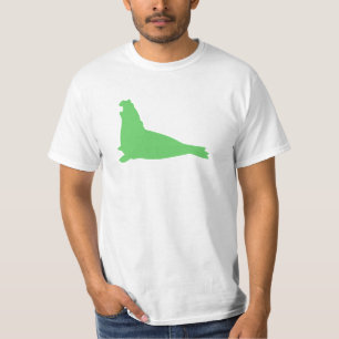 ゾウアザラシのワイシャツの緑 Tシャツ