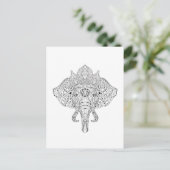 ゾウインスパイア頭 ポストカード (スタンド正面)