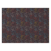 ゾウスケッチ テーブルクロス (正面(横))