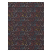 ゾウスケッチ テーブルクロス (正面)