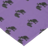 ゾウズパープルテーブルクロスカスタムファミリーの色 テーブルクロス (アングル)
