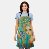 ゾウチャーム エプロン (着用した状態)