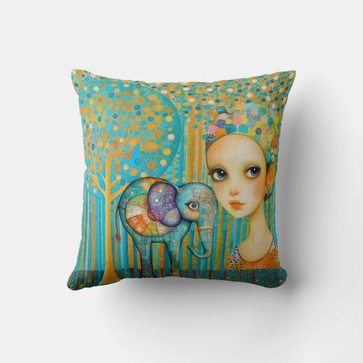 ゾウチャーム クッション (裏面)