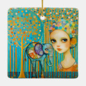 ゾウチャーム セラミックオーナメント (裏面)