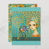 ゾウチャーム ポストカード (正面/裏面)