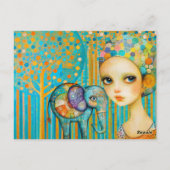 ゾウチャーム ポストカード (裏面)