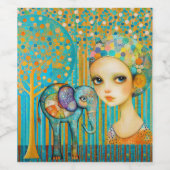 ゾウチャーム ワインラベル (シングルラベル)