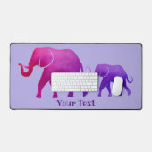 ゾウデザインデスクマット デスクマット (キーボード&マウス)