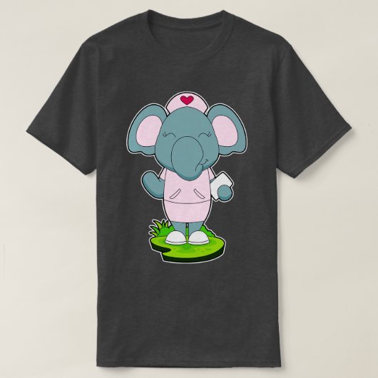 ゾウナース注 Tシャツ (デザイン正面)