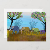 ゾウハビタットはがき ポストカード (正面/裏面)