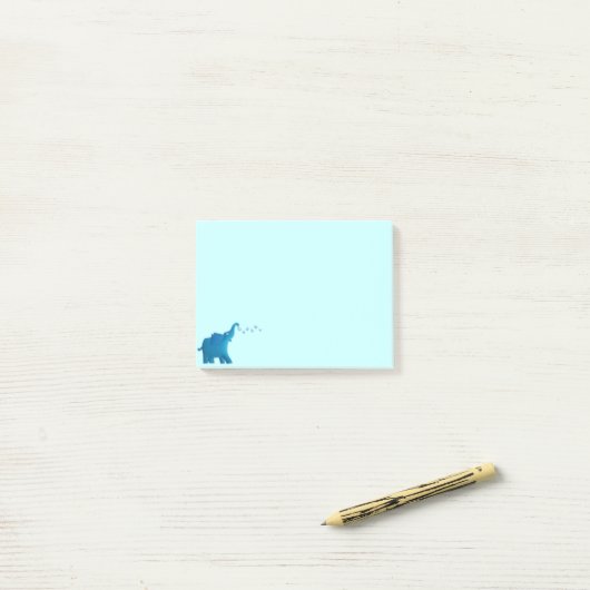 ゾウハート ポストイット (デスク上)