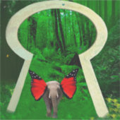 ゾウファンタジーシール シール (正面)