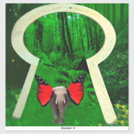 ゾウファンタジーシール シール