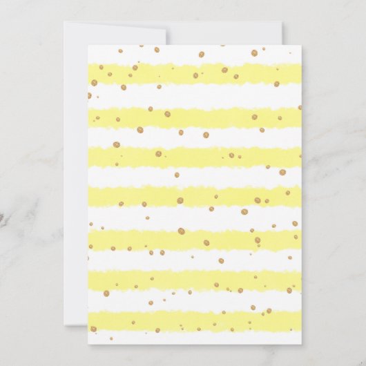 ゾウフローラピンクブルージェンダーリビール招待状 招待状 (裏面)