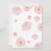 ゾウフローラ誕生会の招待状10代 招待状 (裏面)