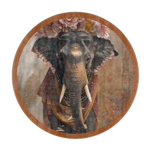 ゾウフローラ調和 カッティングボード (正面)