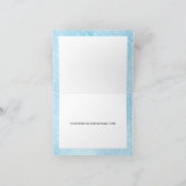 ゾウベビーサンキューカード 招待状 (内部)