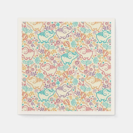 ゾウベージュ色スタンダードカクテル紙ナプキンス スタンダードカクテルナプキン (正面)