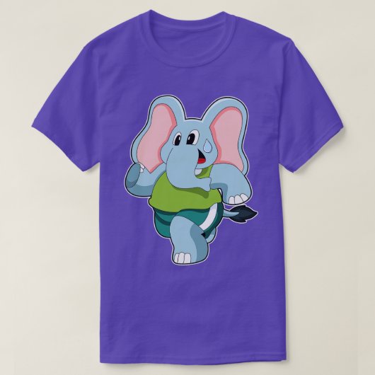 ゾウランニングト Tシャツ (デザイン正面)
