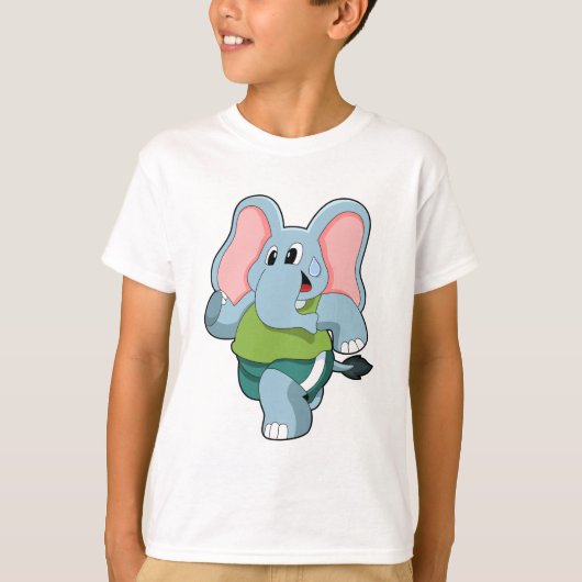 ゾウランニングト Tシャツ (正面)