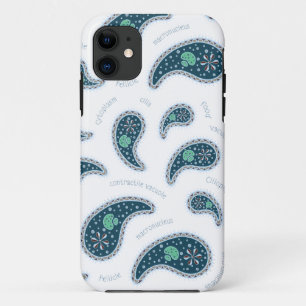 ゾウリムシペイズリー原生動物生物学 iPhone 11 ケース