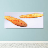 ゾウリムシ4の顕微鏡観察 キャンバスプリント (インサイチュ (ウッドフロア))