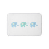 ゾウ三頭 バスマット (正面)