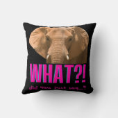 ゾウ今何て言った？ クッション (裏面)