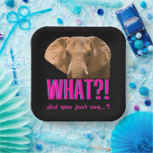 ゾウ今何て言った？ ペーパープレート (パーティー)