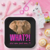 ゾウ今何て言った？ ペーパープレート (パーティー)