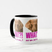 ゾウ今何て言った? マグカップ (正面左)