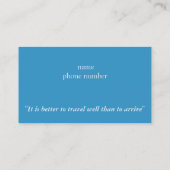 ゾウ仏引用 名刺 (裏面)