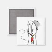 ゾウ会社員 マグネット (正面/裏面)