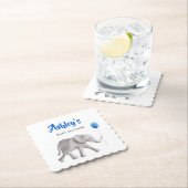 ゾウ保持気球ベビーシャワー紙コースター ペーパーコースター (インサイチュ)