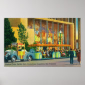 ゾウ列車の景色 ポスター (正面)