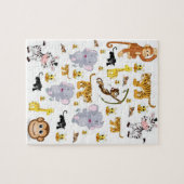 ゾウ動物ジグソーパズル ジグソーパズル (横)