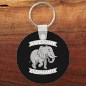 ゾウ動物園サーカスゾウ保守派 キーホルダー (正面)