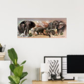 ゾウ収集ポスター ポスター (ホームオフィス)