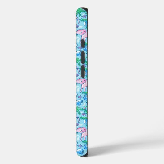 ゾウ名門私立校風のグモノグラム熱帯産 Case-Mate iPhoneケース (裏面 / 左)