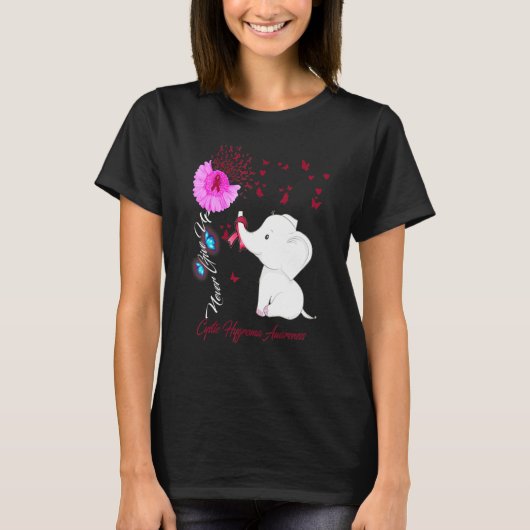 ゾウ嚢胞性湿腫認識度 – 嚢胞性湿腫 Tシャツ (正面)