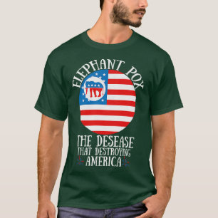 ゾウ天然痘 アメリカを破壊する病気1 Tシャツ