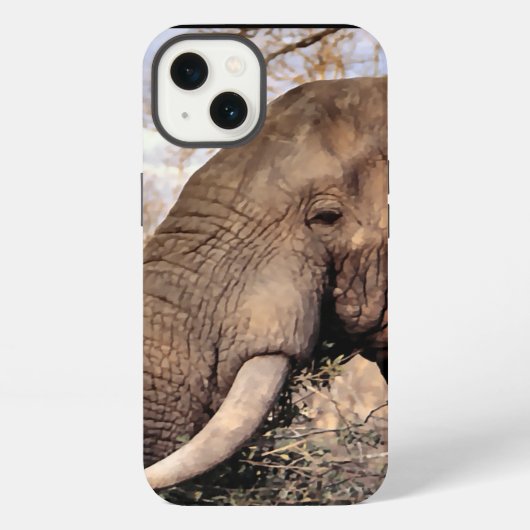ゾウ好き iPhoneケース (裏面)