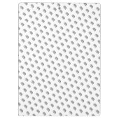 ゾウ幾何学模様（白黒） クリップボード (裏面)