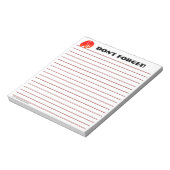 ゾウ忘れはカスタムない(メモ帳) ノートパッド (回転)