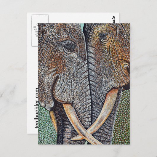 ゾウ忘れは ポストカード (正面/裏面)