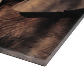 ゾウ愛好家アート カッティングボード (角)