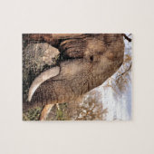 ゾウ愛好家アート ジグソーパズル (横)