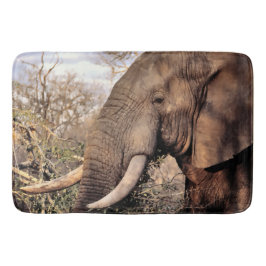 ゾウ愛好家アート バスマット